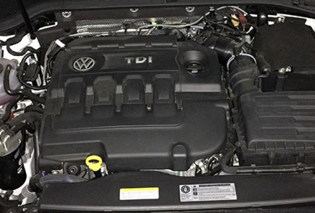 Image of Volkswagen engine bay