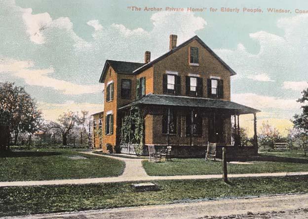 Postcard of Sister Amy’s “Murder Factory” from the Windsor Historical Society