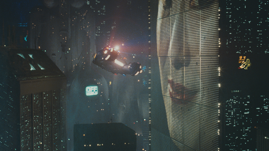 screen capture from the film blade runner