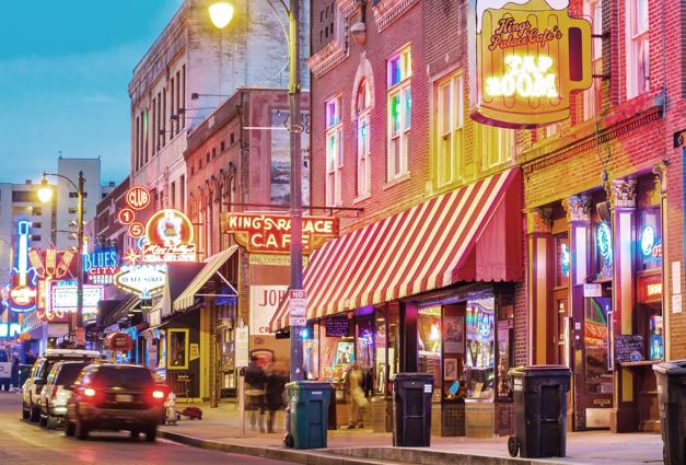 Beale Street in Memphis Tennessee