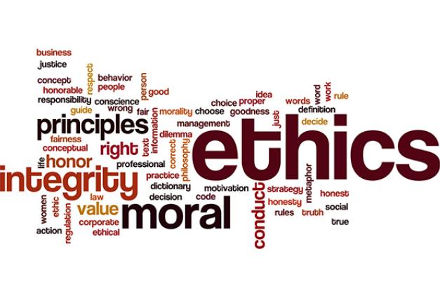 Wordmap of ethics and morality