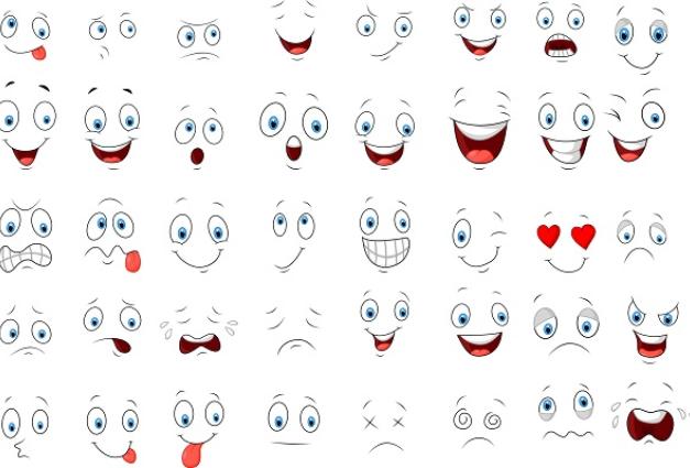 Illustration of various emotions